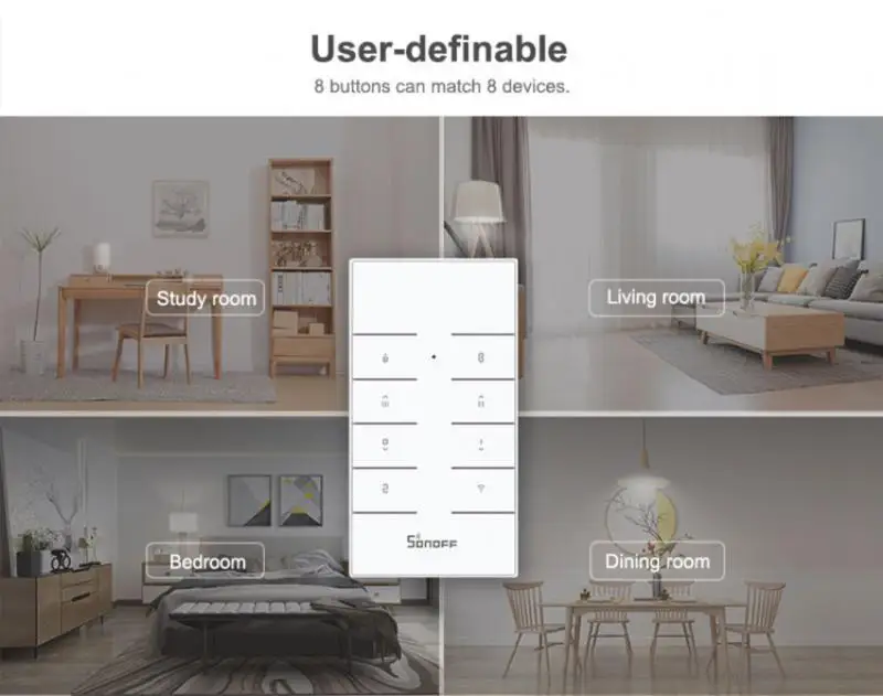 Интеллектуальный выключатель света SONOFF RM433 дистанционного Управление