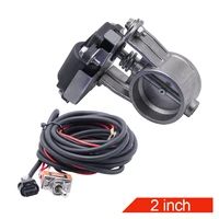 free shipping electric exhaust control valve electric valve unit with switch 22 362 53 0inch exhaust control valve
