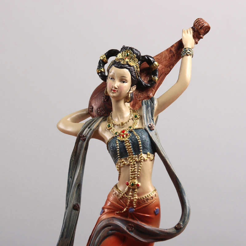 New Chinese Style Zen Ornament Hallway TV Cabinet Home Soft Outfit Crafts Creative Furnishings Dunhuang Kweichow Moutai Goddess | Дом и сад