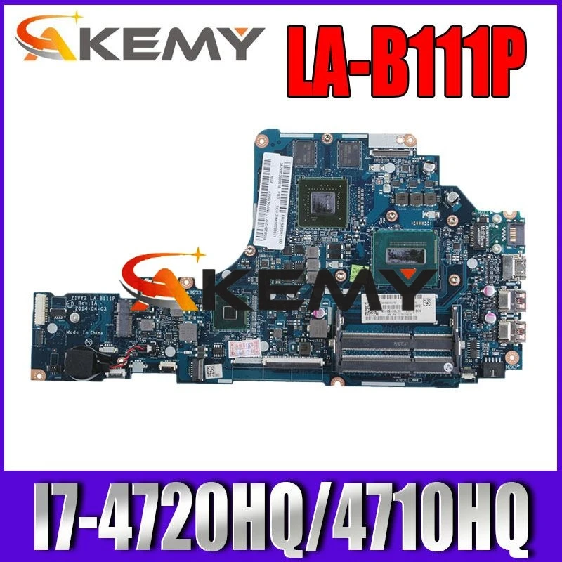 

HD LA-B111P Laptop motherboard For Lenovo Y50-70 original mainboard I7-4720HQ/4710HQ GTX960M-4G