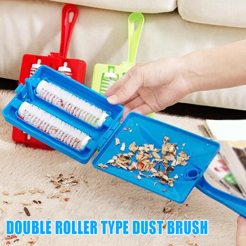 

Plastic Debris Brush Sofa Carpet Pet Hair Brush Cleaning Tools Carpet Cleaning Vacuum Brush Home Cleaning Tool 2-Sides In Stock
