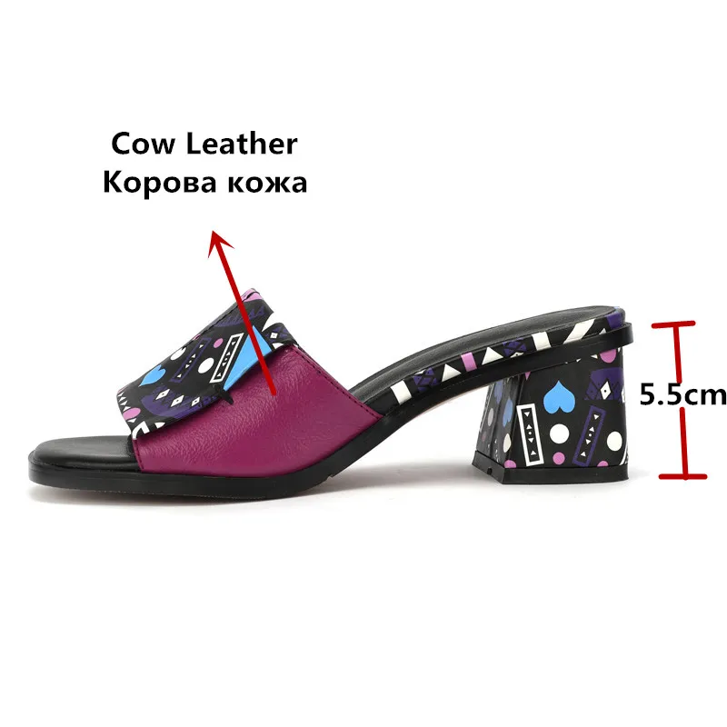 FEDONAS/разноцветные босоножки из натуральной кожи для девочек Выразительные