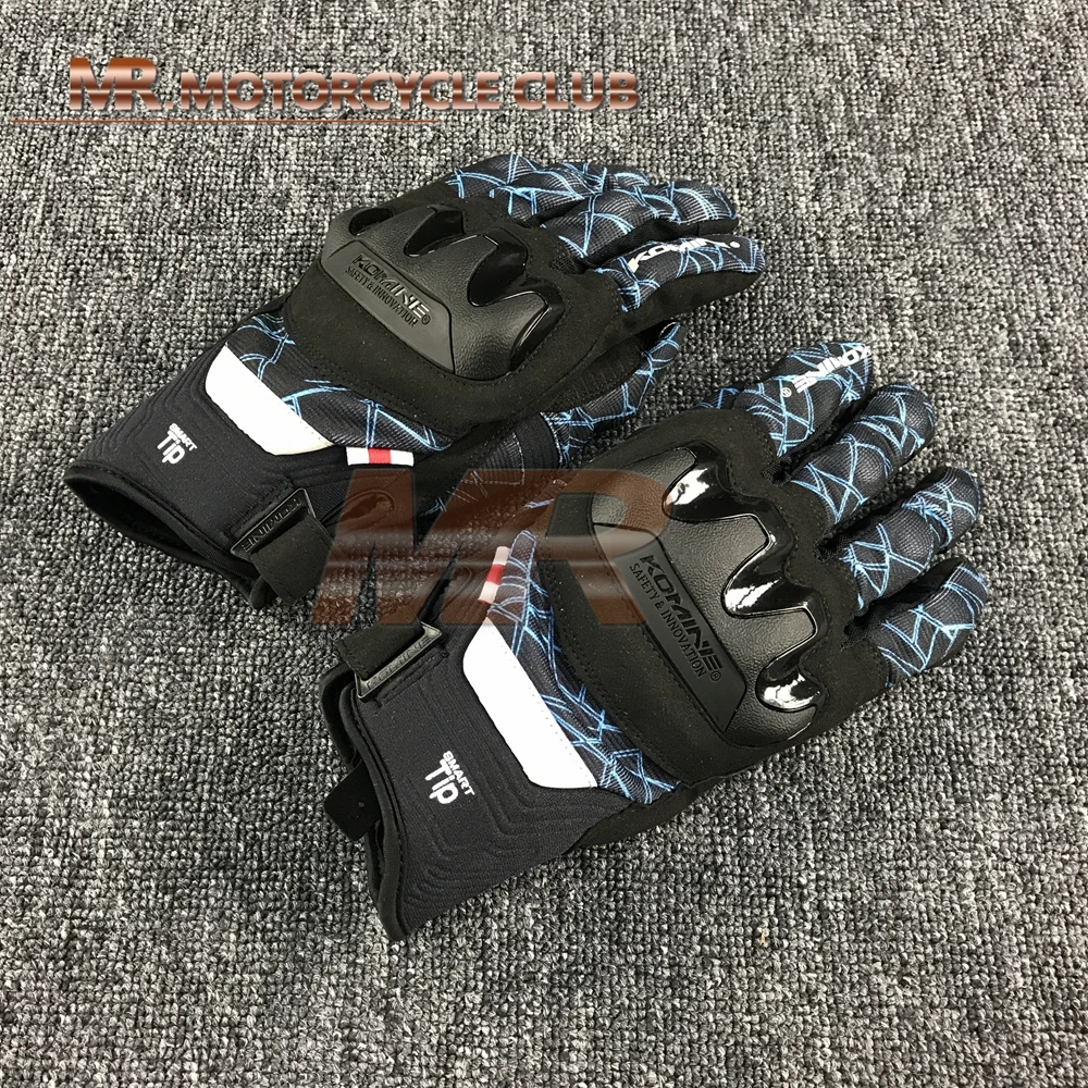 Komine GK-220 3D мотоциклетные летние перчатки из сетки Защитные Дорожные гоночные с