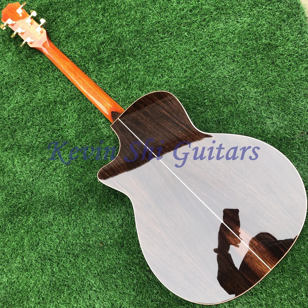 Chaylor 916 acoustic guitar TY solid sprce top 916ce electric KSG real abalone 916c folk free shipping | Спорт и развлечения