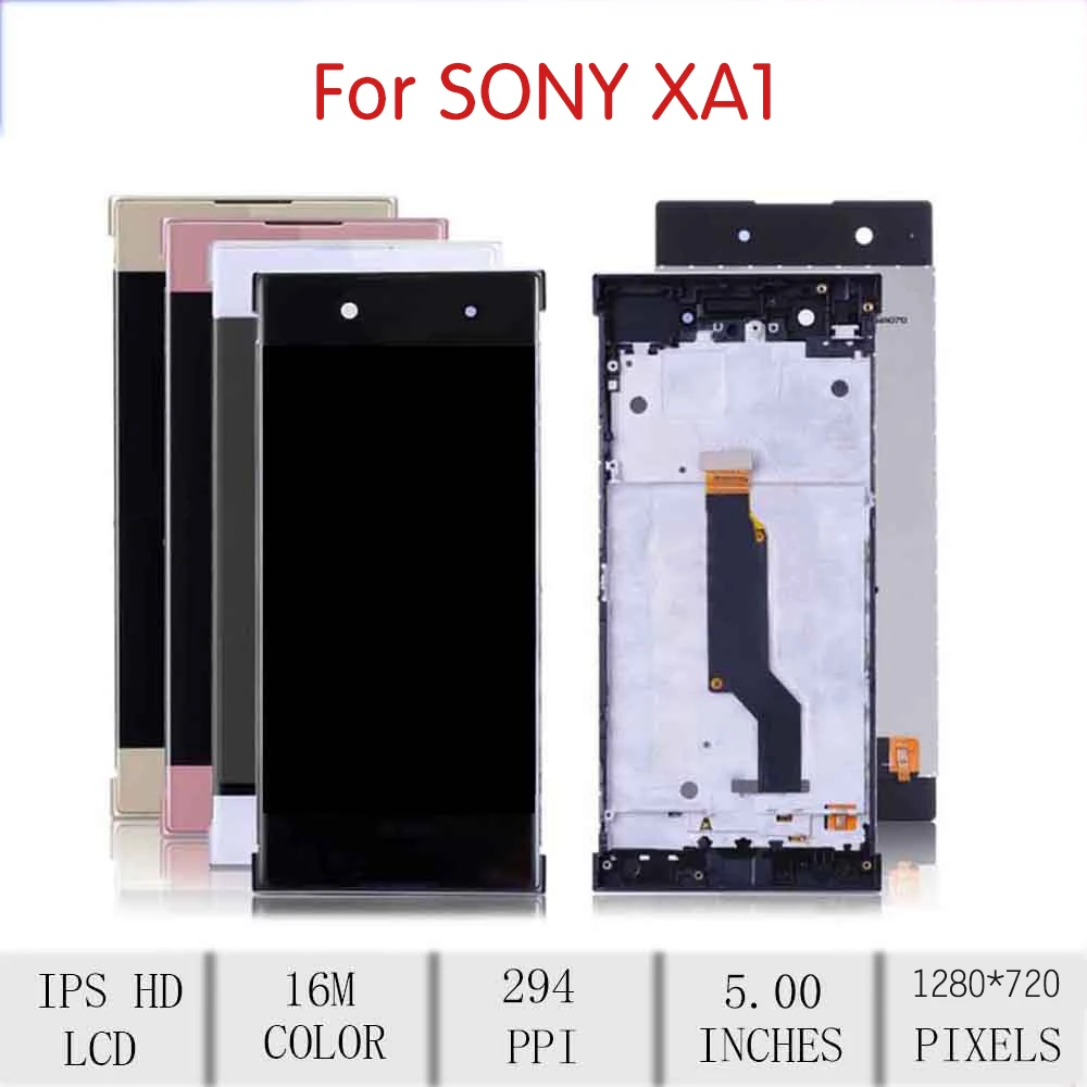 ЖК-экран с дигитайзером в сборе для SONY Xperia XA1 G3121 G3112 G3125 G3116 G3123 5 &quot оригинал |