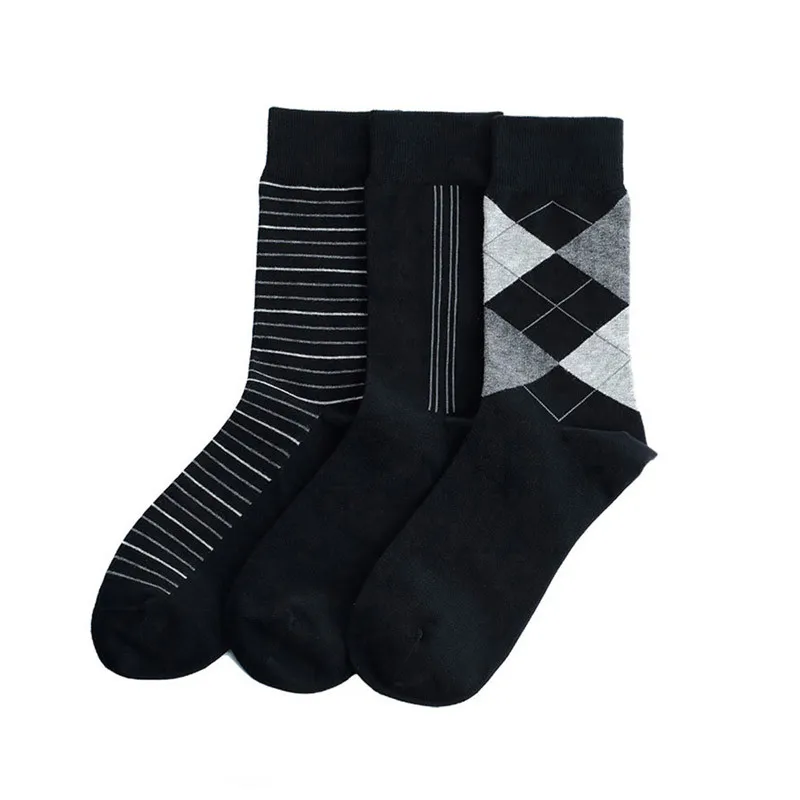 Youpin 365 мужские длинные носки одна пара клетчатые удобные нескользящие с защитой
