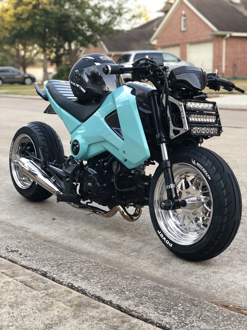 Светодиодная фара для мотоцикла 90 Вт трехцветная передняя вилка BMW K1600 Harley Davidsion CBR