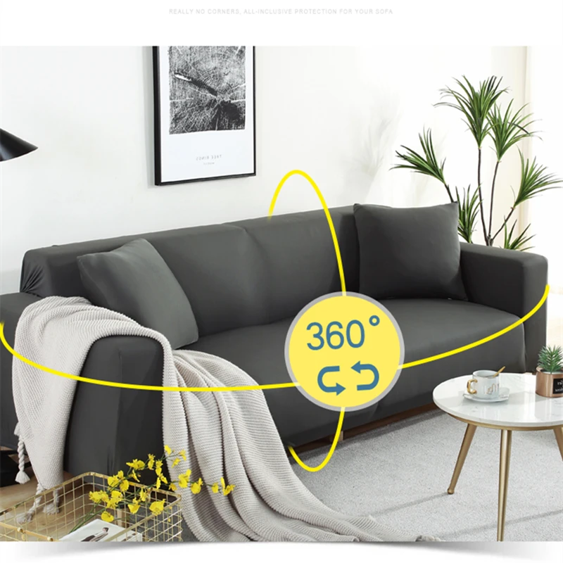 Эластичный растягивающийся чехол для дивана покрывало на 1/2/3/4 местный диван