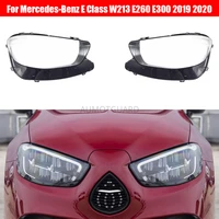 headlight cover for mercedes benz e class w213 e260 e300 2019 2020 car headlamp lens replacement auto shell