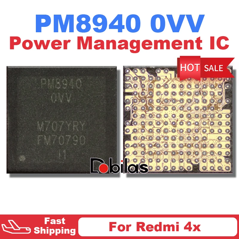 

3Pcs PM8940 0VV For Redmi 4X Power Management Supply IC BGA PMIC Integrated Circuits Replacement Parts Chip Chipset