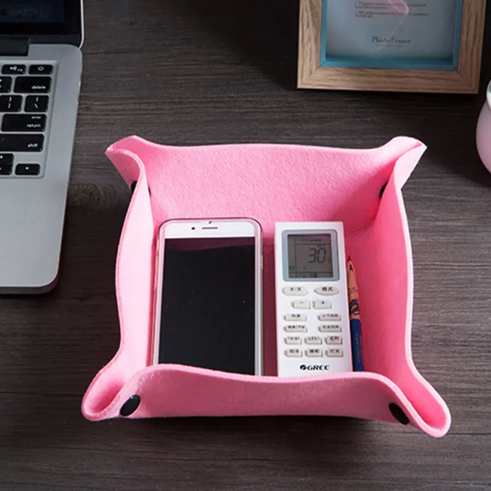 Войлочные складные лотки для хранения игральных игр бумажники монет поднос