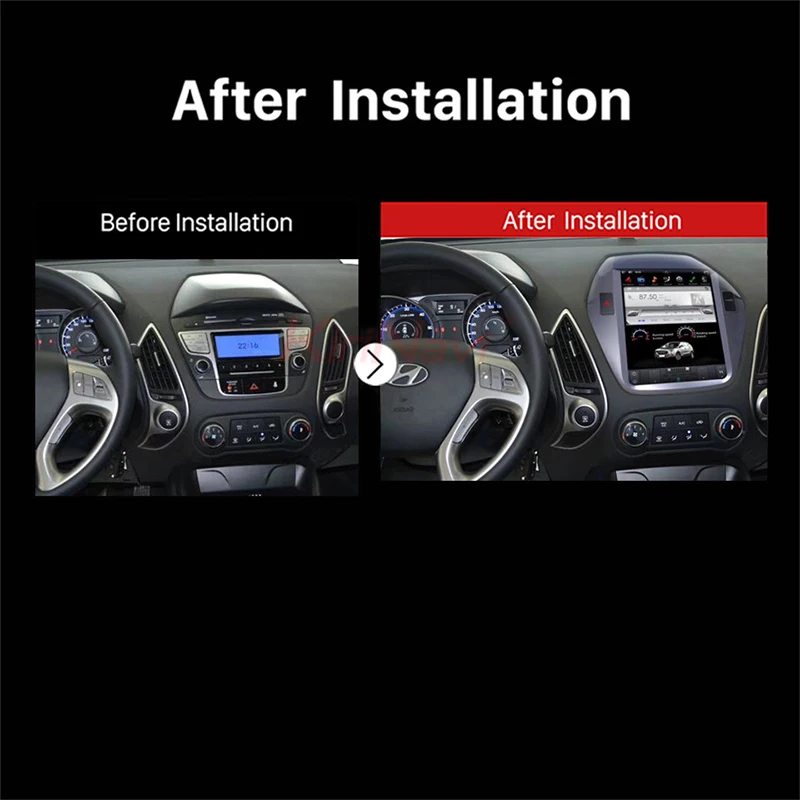 

KiriNavi Vertical Screen Tesla Style 10.4'' Android 10 Car Multimedia Player For Hyundai Tucson Ix35 Car Radio Stereo 2010-2014