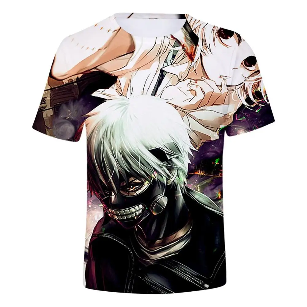LE111 Футболка с 3D-принтом "tragical Tokyo Ghoul", мужская футболка с принтом крови, повседневные футболки Кен канеки, футболки, аниме, толстовка, уличная одежда, топы - Цвет: LE111