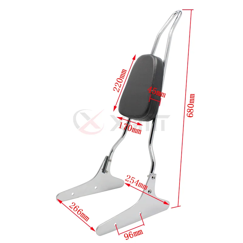 Рама для мотоцикла хромированная Honda Shadow Steed VLX 400 VLX400|sissy bar|backrest sissy barsissy bar backrest |