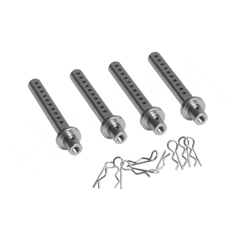 4 шт. Алюминий машина из сплава RC тела сообщения крепление с зажимом для 1/10