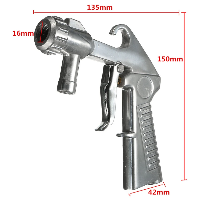

Pneumatic Sandblasting Gun Sandblasting Nozzleless Air Siphon Feeding Nozzle Ceramic Abrasive Nozzle Sandblasting Descaling Tool