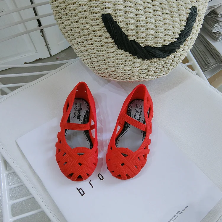 Mini Melissa/Новинка г.; мини-обувь для девочек; прозрачные сандалии; детская обувь на полой подошве; детские сандалии для маленьких девочек; принцесса