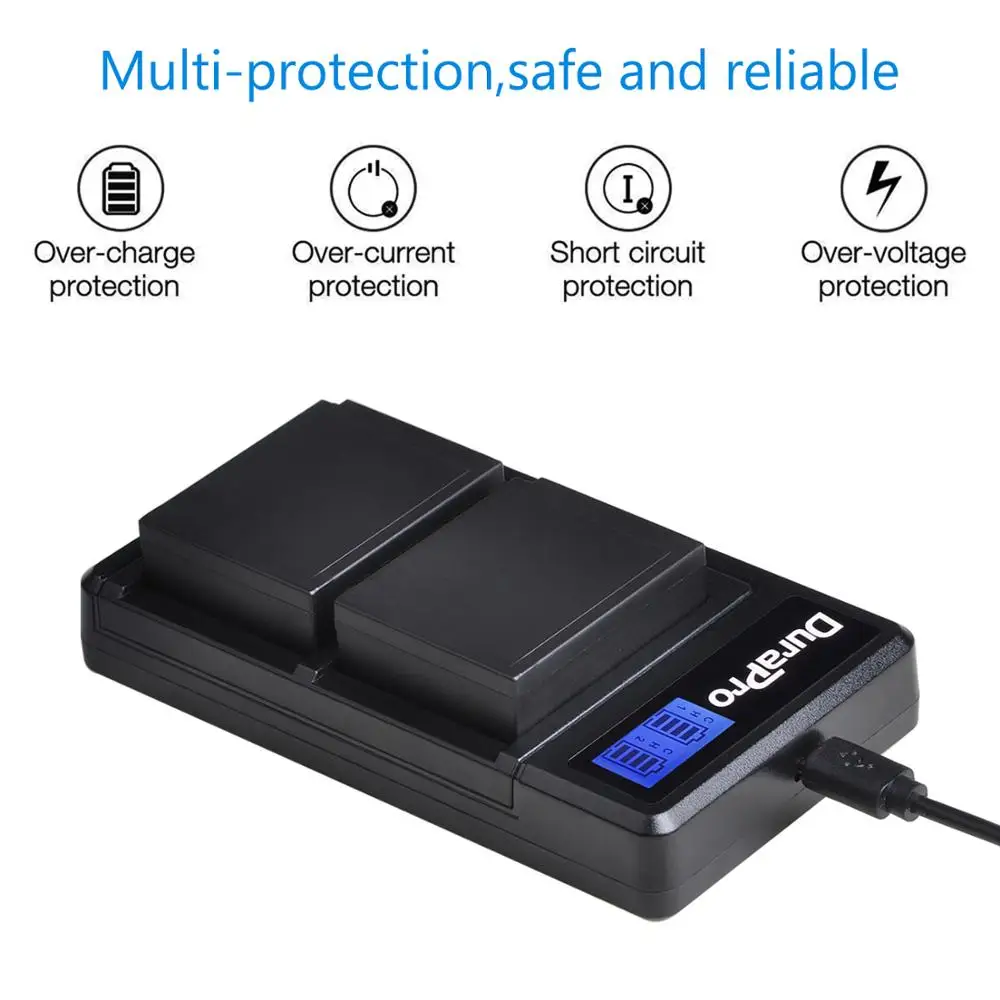 1260mAh NP-W126 NP W126 7.4V Аккумулятор для камеры + LCD USB Зарядное устройство для Fujifilm HS50 HS35 HS33 HS30EXR XA1 XE1 X-Pro1 XM1 X-T10.