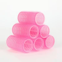 15pcsset 3 sizes hairdressing self adhesive hair curler rollers home use diy magic styling roller roll curler beauty tools