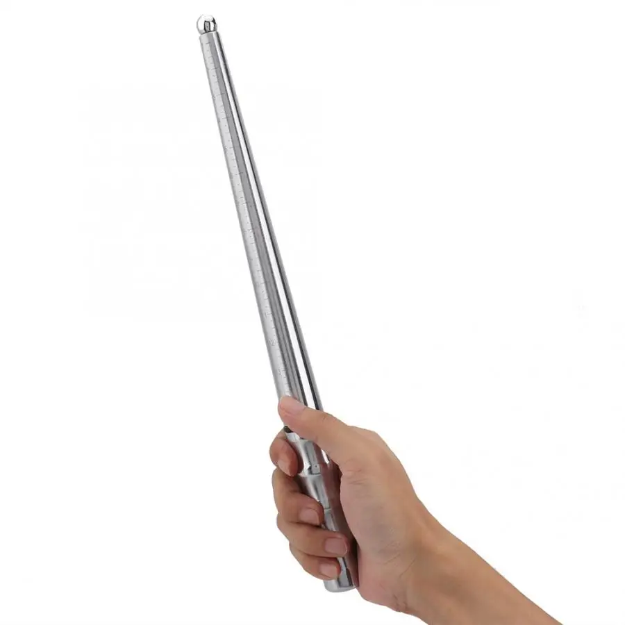 Измерительный инструмент для ювелирных изделий из нержавеющей стали: мандал из золотого металла со шкалой.