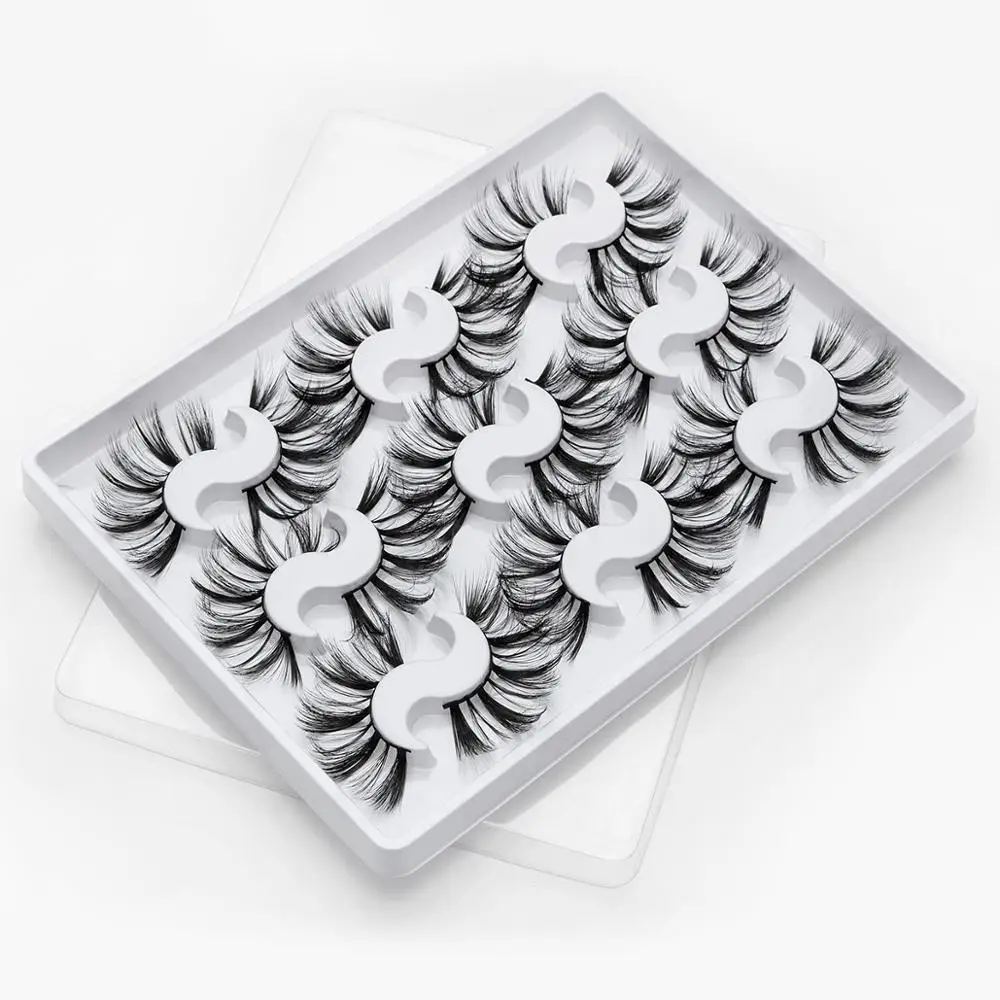ISEEN новинка 9 пар 3D искусственных норковых накладных ресниц искусственные густые