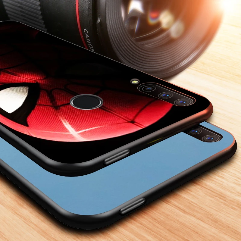 

Marvel Spiderman hero for Huawei Honor 30 20 10 9S 9A 9C 9X 8X MAX 10 9 Lite 8A 7C 7A Pro Silicone Black Phone Case