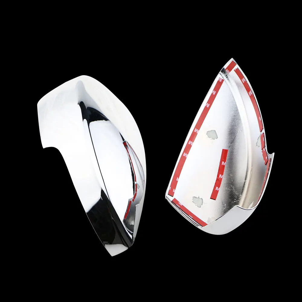 

Xburstcar Auto for Ford Ecosport 2018 2019 2020 Accessories 2Pcs/Set ABS Chrome Car Side Door Rear View Mirror Cap Cover Trim