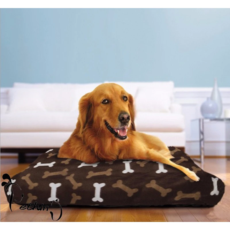 Съемная кровать для домашних животных коврики собак мягкая дышащая среднего и