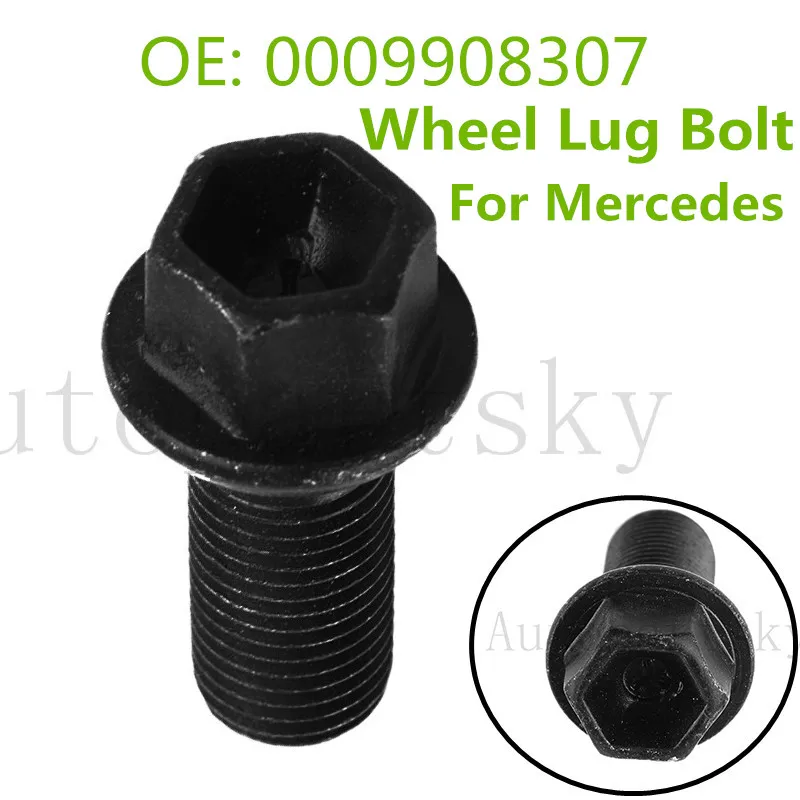 0009908307 0009904907 колесная рифленая для болта Mercedes Benz ML320 ML55 E320 E500 E55 SL550 ML450 C350 ремонт