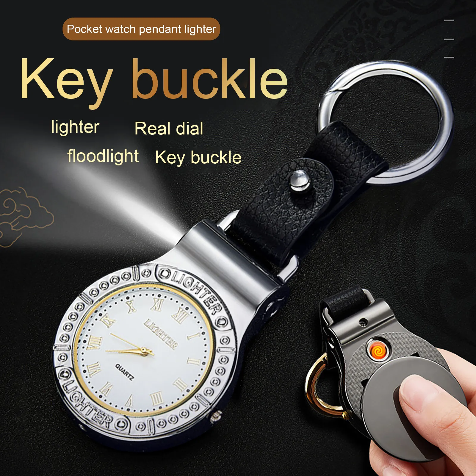 Новинка 2021 популярные часы светильник для сигарет кой мужские