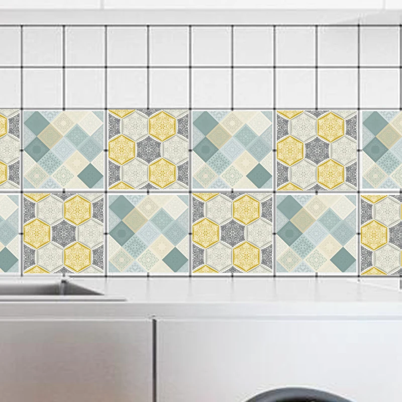 Настенные Стикеры из ПВХ в стиле ретро водонепроницаемые самоклеящиеся обои для