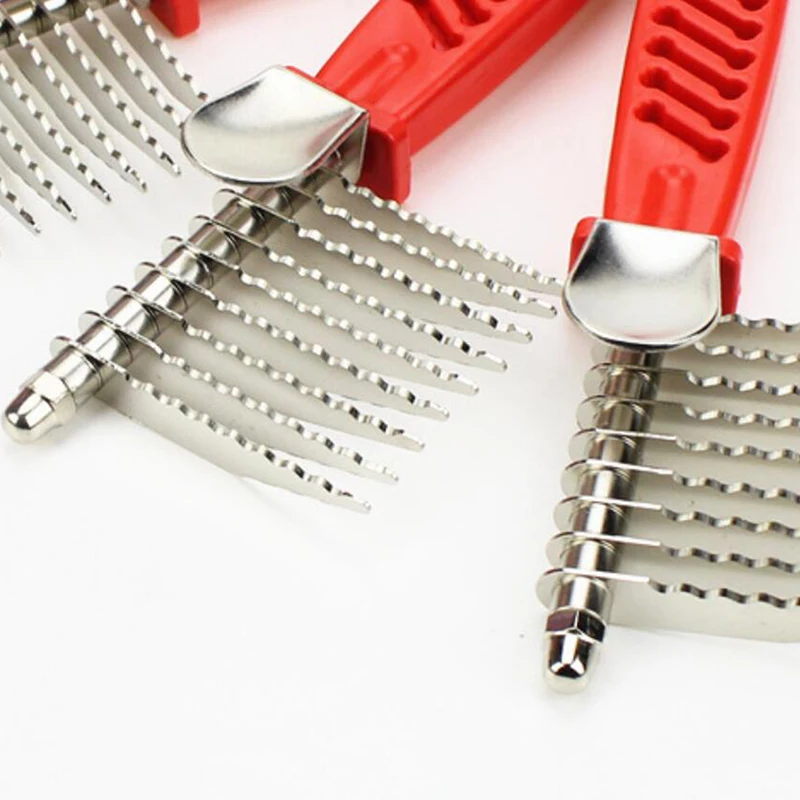 Распродажа 2020 расческа из нержавеющей стали с открытым узлом для домашних