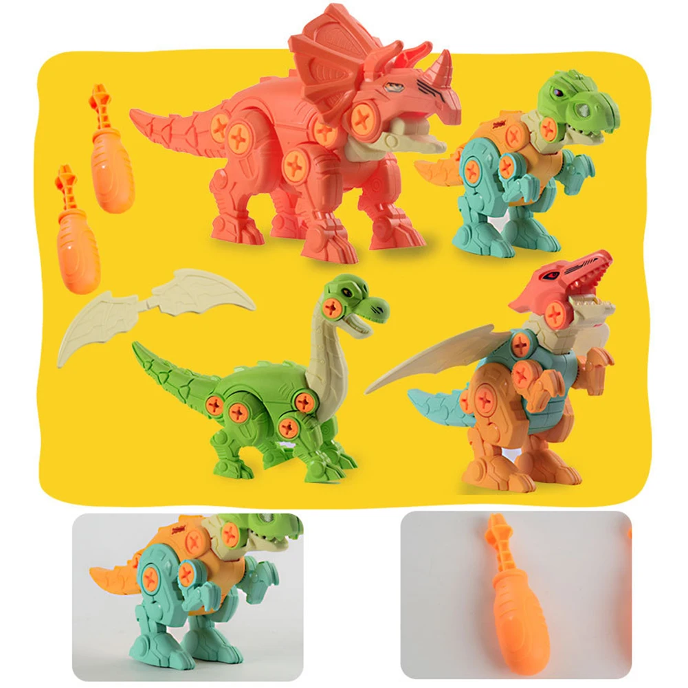 Разборка сделай сам игрушка динозавра мультяшная гайка отвертка Сборная модель