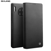 qialino luxury genuine leather phone cover for huawei mate 30 stylish handmade flip case with card slots for huawei mate 30 pro