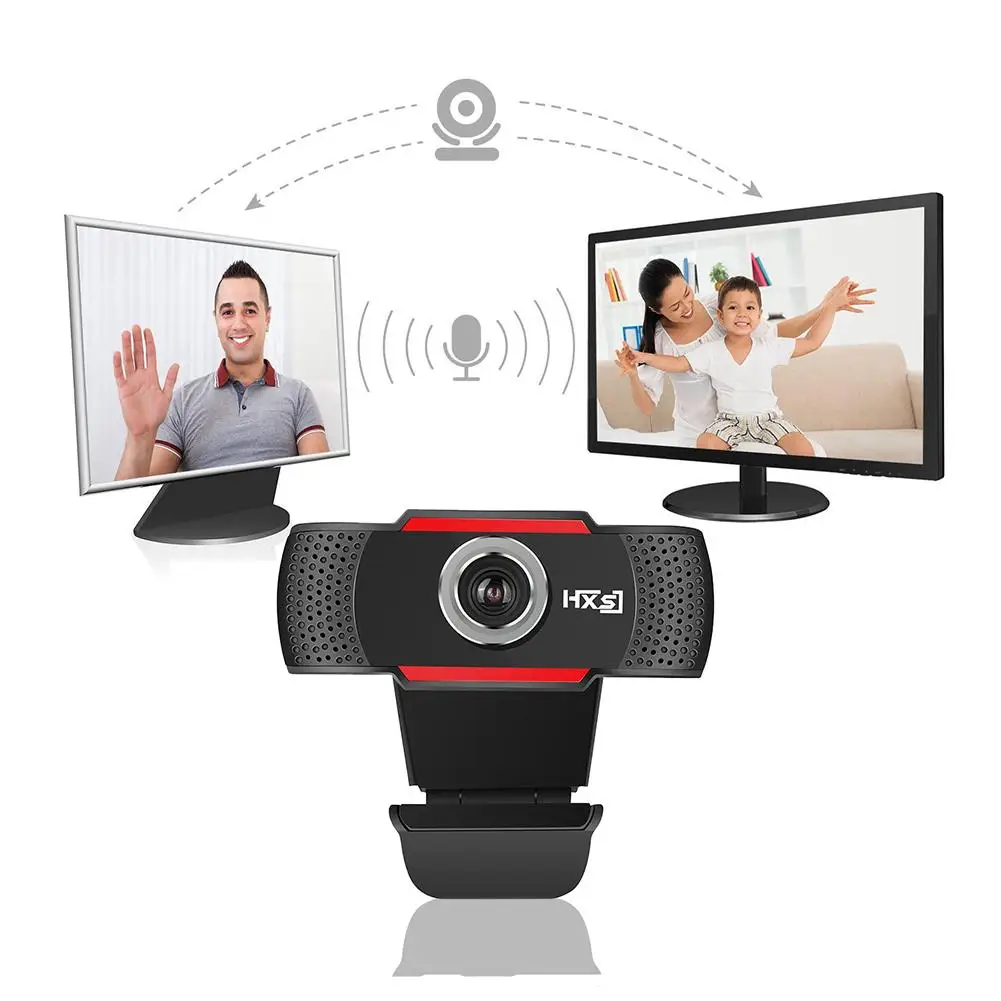 

Mini Camera With Absorption Microphone MIC USB WebCam Webcam HD 100M Pixels PC Camera For Skype For Android TV Rotatable Compute