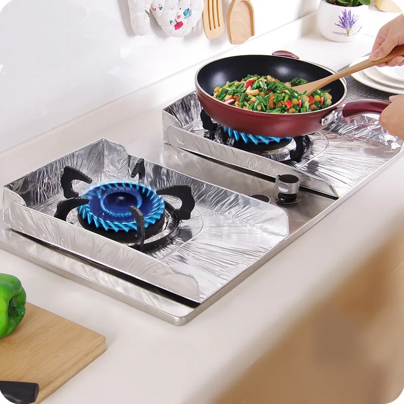 2 шт. газовая плита масляная Подушка Алюминий Фольга высокое Температура