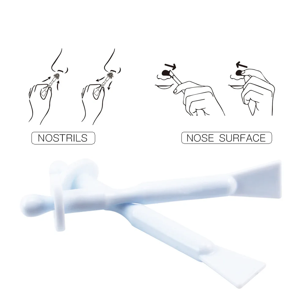 

20PCs Nose Hair Removal Pp Stick Nose Hair Face 2-in-1 Unhaired Butter-Bean Multi-Purpose Wax Stick Beauty Accessories Tool