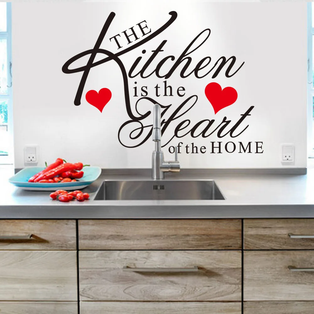 

waterproof 3d kitchen wall sticker home decoration self adhesive vinyl quote wall decal for kitchen