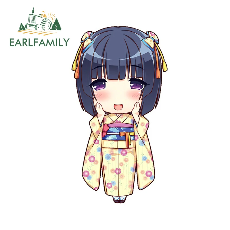 EARLFAMILY 13 см x 8,8 см для Nekopara Экстра Авто Наклейка из серии 