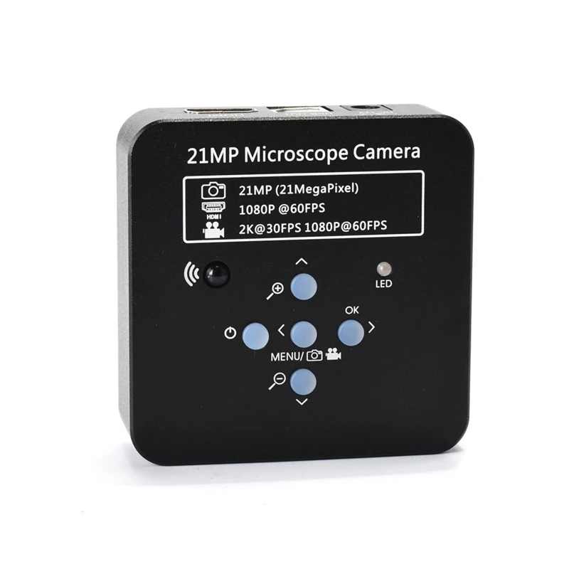 Full HD 1080P 60FPS 2K 21MP HDMI USB промышленный электронный цифровой видео микроскоп камера
