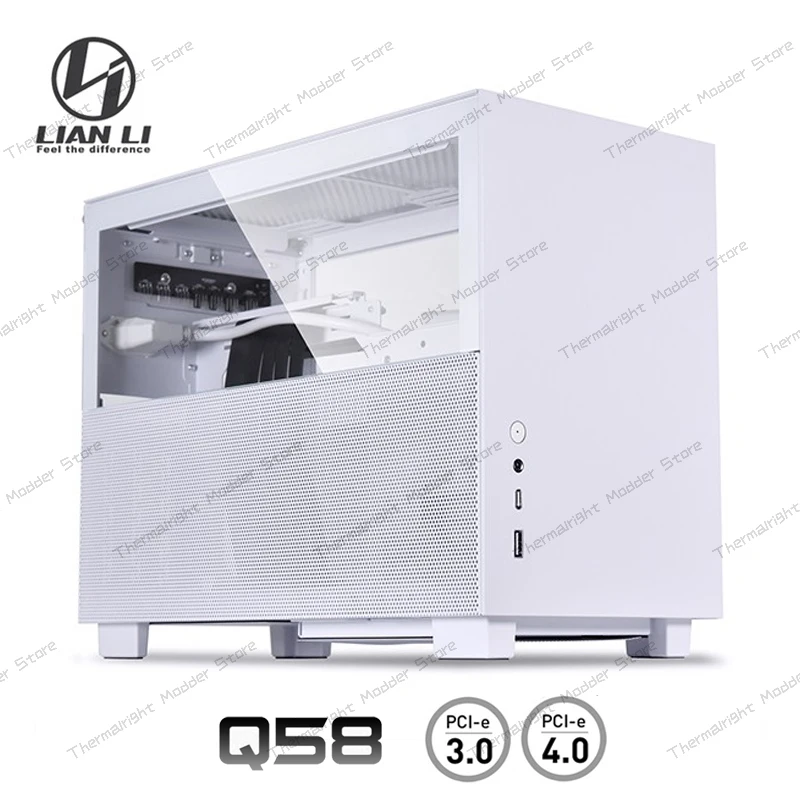 LIAN LI Q58 PC чехол для компьютера с водяным охлаждением шасси MINI ITX игровой ПК