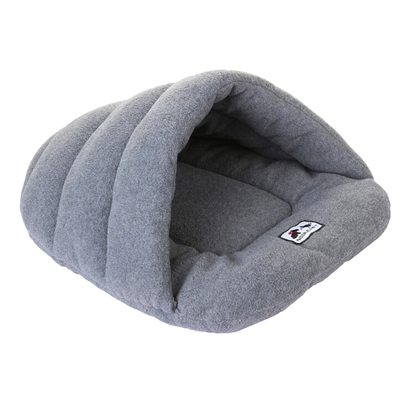 

Soft Polar Fleece Dog Beds Winter Warm Pet Heated Mat Small Dog Puppy Kennel House For Cats Sleeping Bag Nest Cave Bed