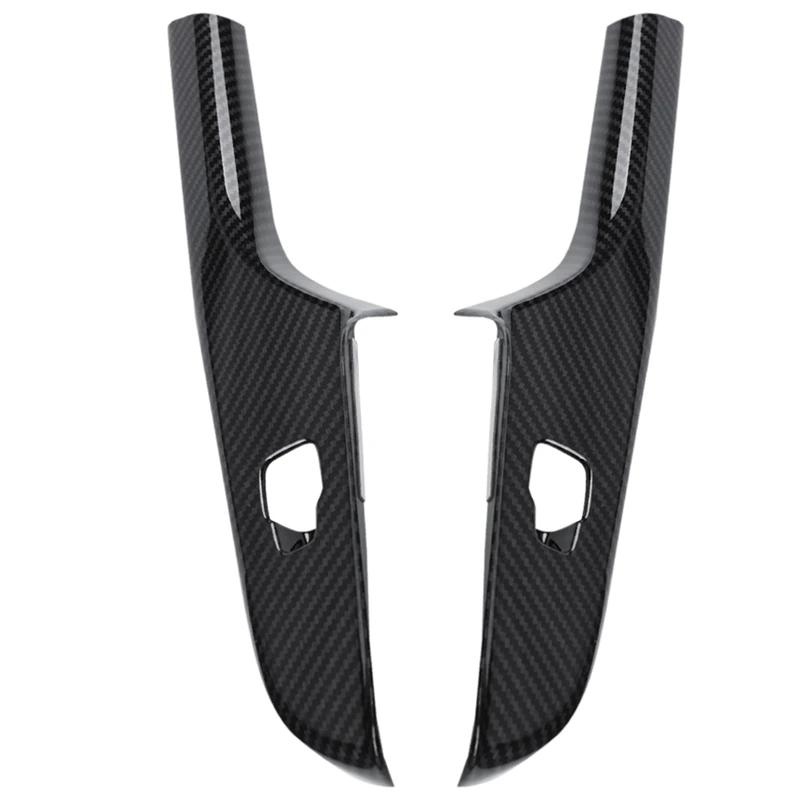 Автомобильный подлокотник из углеродного волокна дверь окно переключатель