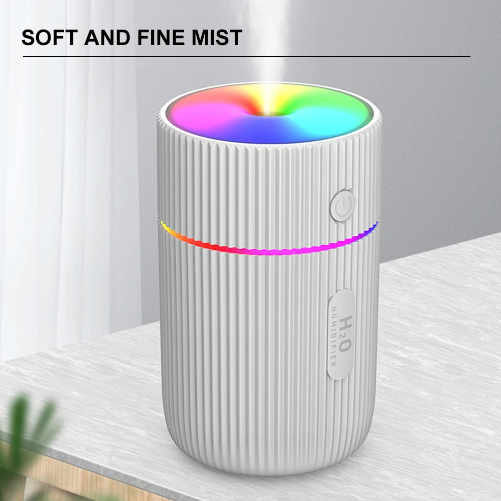 

Colorful Humidifier Portable USB Ultrasonic Cup Aroma Diffuser Cool Mist Maker Air Humidifier Purifier With Light For Car Home