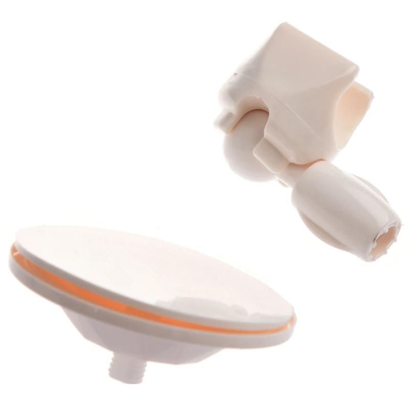 

New White Wall Attachable Shower Head Holder Bathroom Vacuum Suction Cup