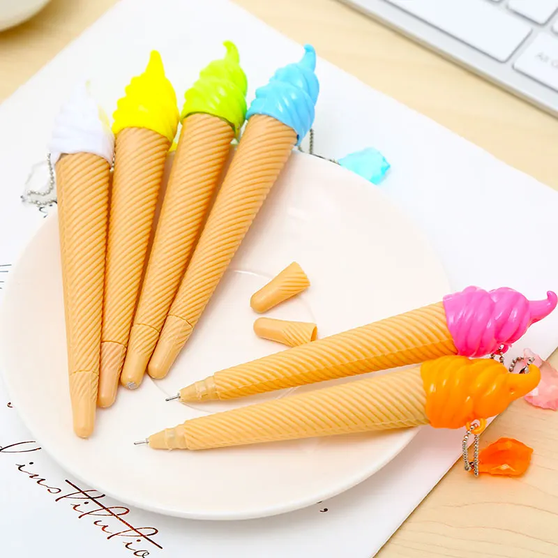 12 шт./компл. Новинка мороженое гелевыми чернилами Еда весело классного школьного