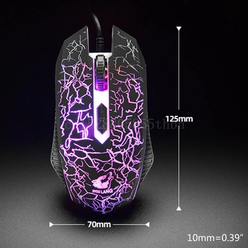 

1 Set T11 English Version Button Key Keyboard Rainbow Backlight Keypad Mouse Mechanical Feeling for PC Laptop Desktop Gaming Use