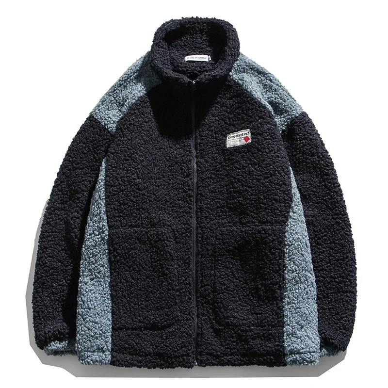 

UNDEFINED Male jacket 2020 winter male jacket fashion wool coats couple jacket men's parka warm coat loose Winter Jacket