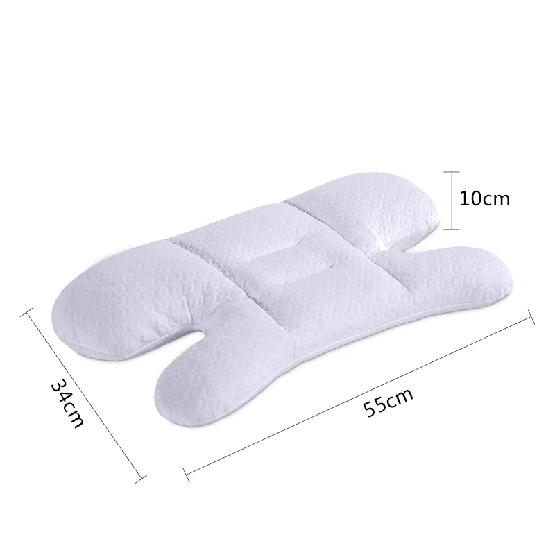 XD006 Pillow H-образная Ортопедическая подушка для шеи, защита шейных глаз, против морщин, косметическая подушка, PE шланг, постельные принадлежности, хлопок, наволочка, чехол - Цвет: XD006 Pillow