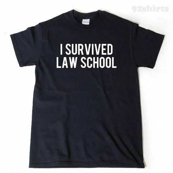 

I Survived Law School T-shirt Lawyer Attorney Law Graduate Humor Gift Tee Shirt